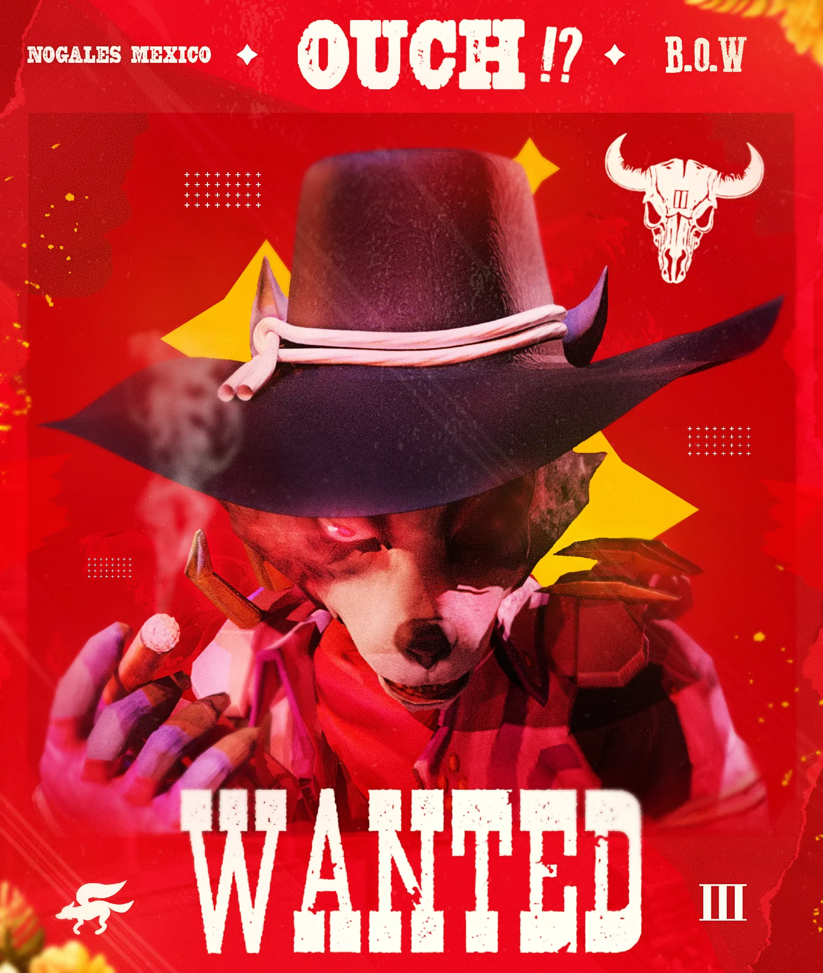 Ouch Wanted Poster