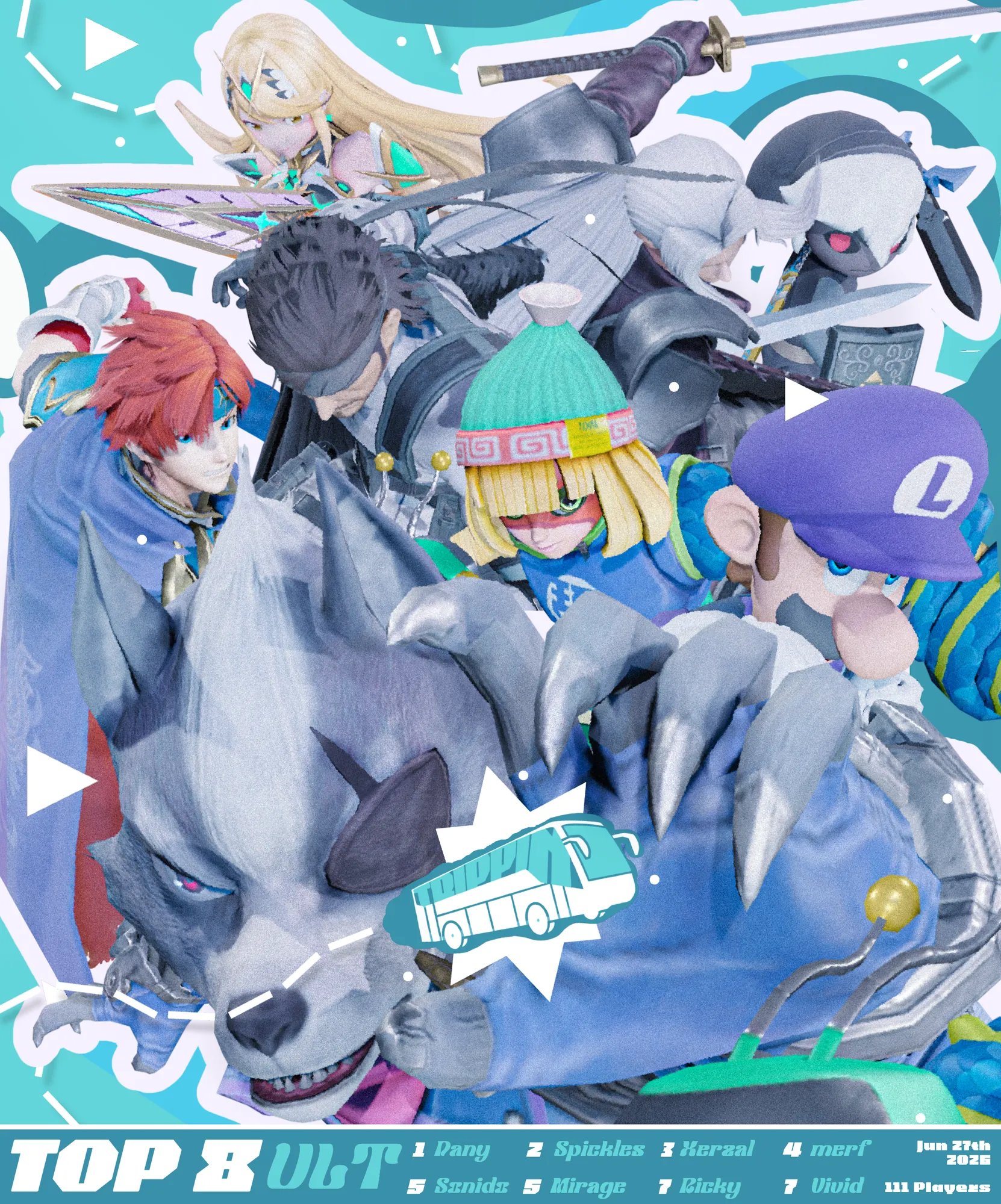 Trippin Top 8 Ultimate graphic