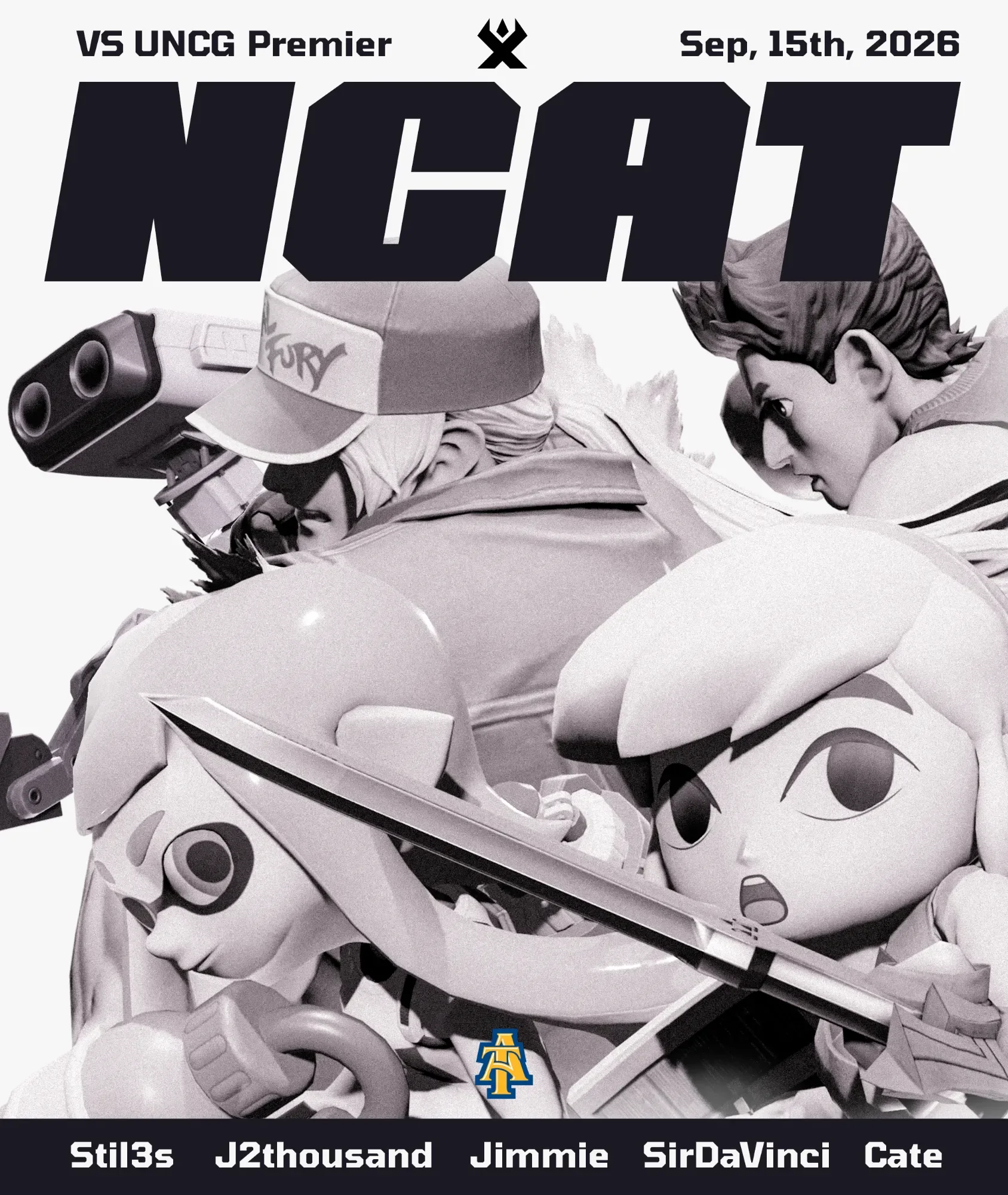 NCAT vs UNCG Premier graphic